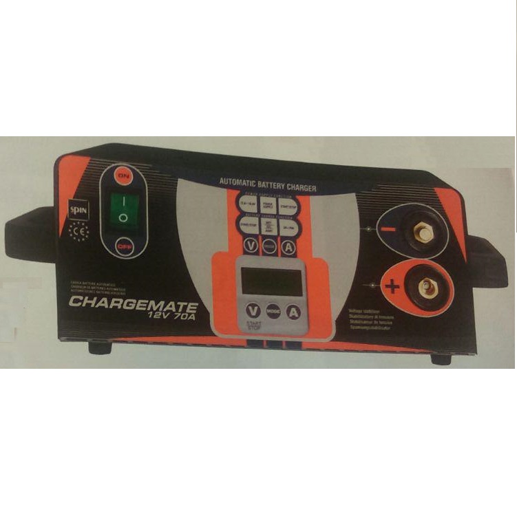 شارژر باطری و منبع تغذیه  اتومبیل فول اتومات مدل Chargemate 12V-70A